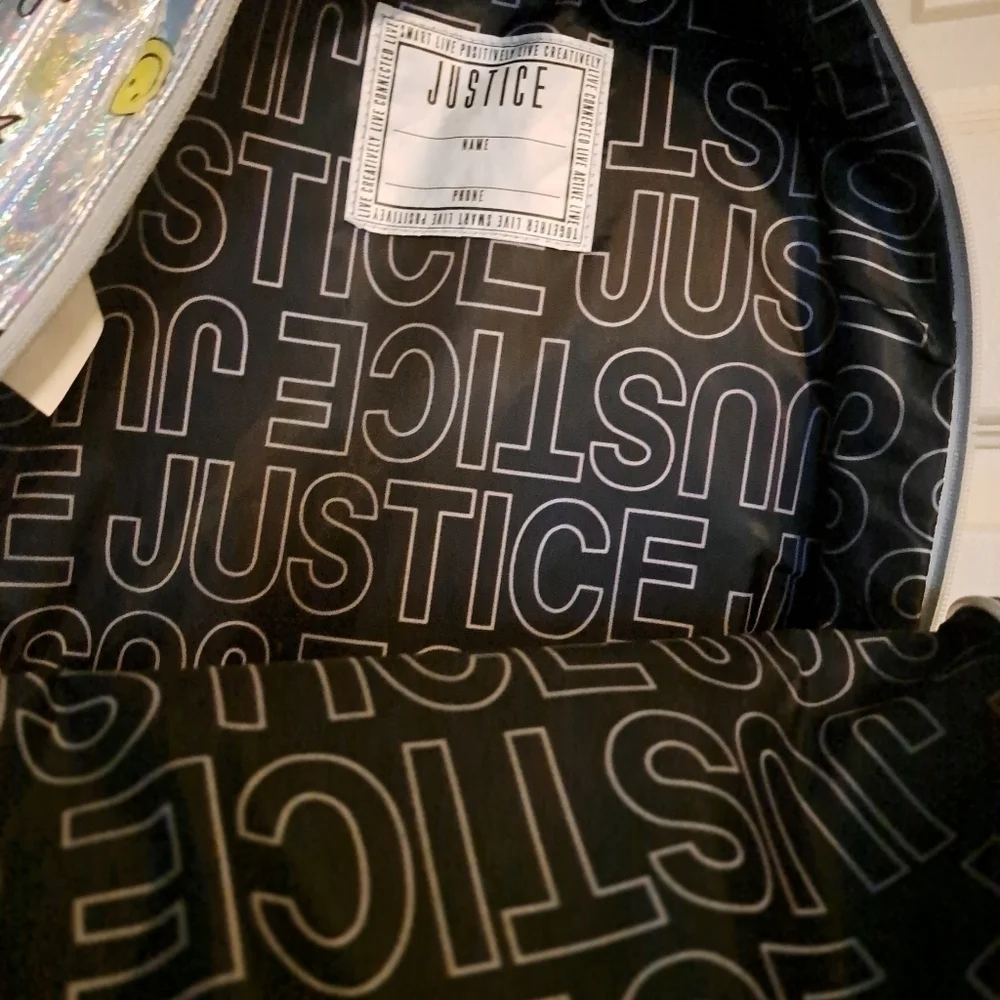 Justice backpack 5/$25